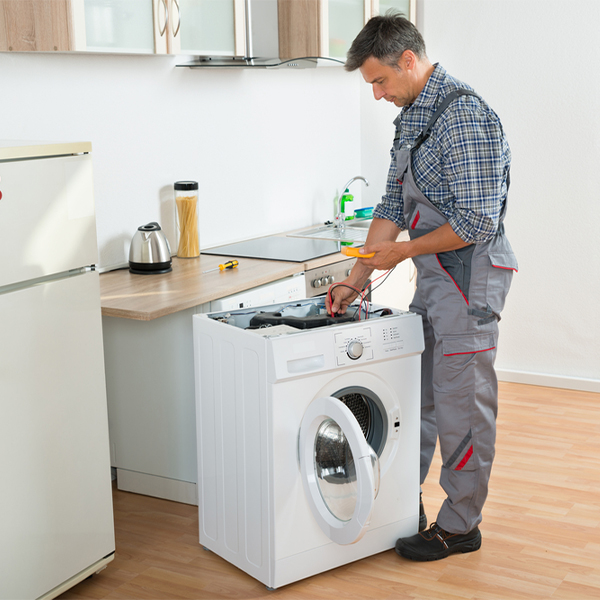 can you walk me through the steps of troubleshooting my washer issue in Bee